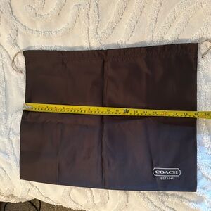 Coach dust bag